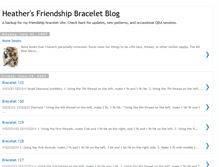 Tablet Screenshot of friendship-bracelet.blogspot.com