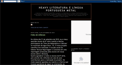 Desktop Screenshot of heavyliteraturaelinguaportuguesametal.blogspot.com