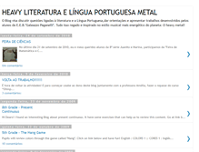 Tablet Screenshot of heavyliteraturaelinguaportuguesametal.blogspot.com