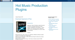 Desktop Screenshot of musicproductionplugins.blogspot.com