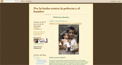 Desktop Screenshot of contralapobrezayelhambre.blogspot.com