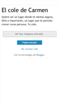 Mobile Screenshot of elcoledecarmenjimenez.blogspot.com