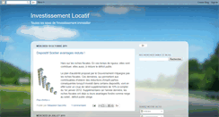 Desktop Screenshot of investissement-locatif.blogspot.com