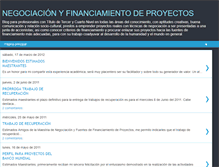 Tablet Screenshot of negociacinyfinanciacindeproyectos.blogspot.com
