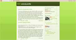 Desktop Screenshot of amirulj.blogspot.com