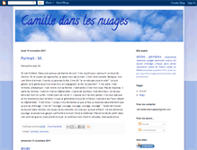 Tablet Screenshot of camilledanslesnuages.blogspot.com