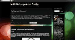 Desktop Screenshot of macmakeupartistcaitlyn.blogspot.com