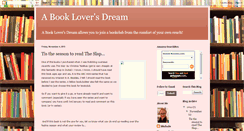 Desktop Screenshot of abookloversdream.blogspot.com