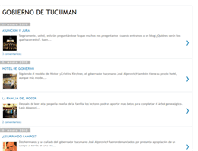 Tablet Screenshot of gobiernodetucuman.blogspot.com