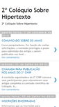 Mobile Screenshot of coloquiosobrehipertexto.blogspot.com