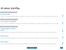 Tablet Screenshot of alertpay-registration.blogspot.com