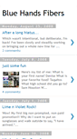 Mobile Screenshot of bluehandsfibers.blogspot.com