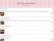Tablet Screenshot of mycutelittlefamily.blogspot.com