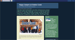 Desktop Screenshot of happy-campers-at-chatter-creek.blogspot.com