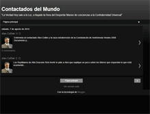 Tablet Screenshot of contactadosdelmundo.blogspot.com