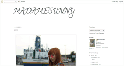 Desktop Screenshot of madamesunny.blogspot.com