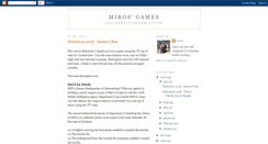 Desktop Screenshot of mirosgames.blogspot.com