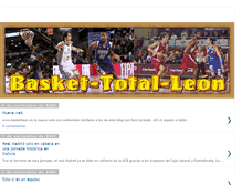 Tablet Screenshot of basket-total-leon.blogspot.com