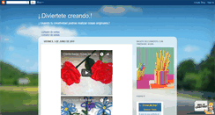 Desktop Screenshot of merly-diviertetecreando.blogspot.com