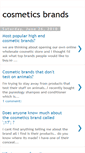 Mobile Screenshot of cosmetics-brands-l.blogspot.com