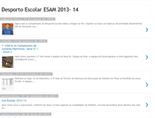 Tablet Screenshot of desportoescolaresam.blogspot.com