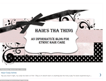 Tablet Screenshot of hairs-tha-thing.blogspot.com