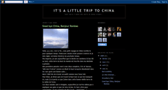 Desktop Screenshot of itsalittletriptochina.blogspot.com