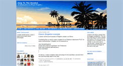 Desktop Screenshot of helptotheneeded.blogspot.com