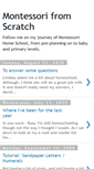 Mobile Screenshot of montessorifromscratch.blogspot.com