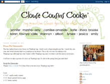 Tablet Screenshot of clousecousinscookin.blogspot.com