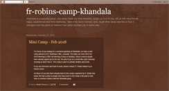 Desktop Screenshot of fr-robins-camp-khandala.blogspot.com