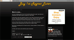 Desktop Screenshot of buy1stregretlater.blogspot.com