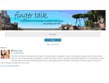 Tablet Screenshot of finger-talks.blogspot.com