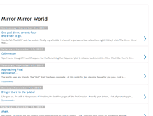 Tablet Screenshot of mirrormirrorworld.blogspot.com