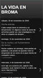 Mobile Screenshot of lavidaenbroma.blogspot.com