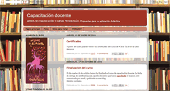 Desktop Screenshot of capacitaciondocentesalta.blogspot.com