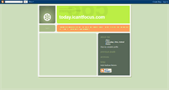 Desktop Screenshot of icantfocus.blogspot.com