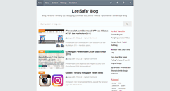 Desktop Screenshot of leesafar.blogspot.com