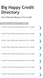 Mobile Screenshot of bighappycredit.blogspot.com