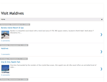 Tablet Screenshot of maldivebeaches.blogspot.com