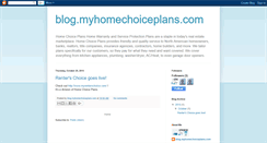 Desktop Screenshot of myhomechoiceplans.blogspot.com