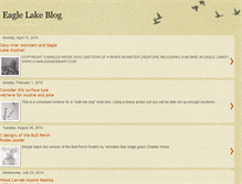 Tablet Screenshot of eaglelakeblog.blogspot.com