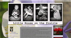 Desktop Screenshot of littlewhitehouseontheprarie.blogspot.com