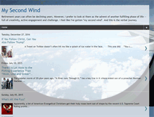 Tablet Screenshot of mysecondwind.blogspot.com