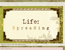 Tablet Screenshot of lifespreading.blogspot.com