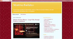 Desktop Screenshot of mantrasbudistas.blogspot.com