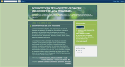 Desktop Screenshot of geosinteticos-texlafayette-geomatrix.blogspot.com
