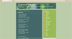 Desktop Screenshot of eloficiodelapalabra.blogspot.com