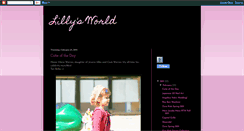 Desktop Screenshot of lilly-lillysworld.blogspot.com