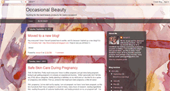 Desktop Screenshot of occasionalbeauty.blogspot.com